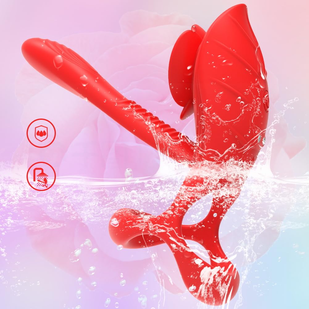 Anello vibrante universale — Anello 2 in 1 con massaggiatore e vibratore telecomandato, in grado di ritardare l'eiaculazione precoce e intensificare l'orgasmo
