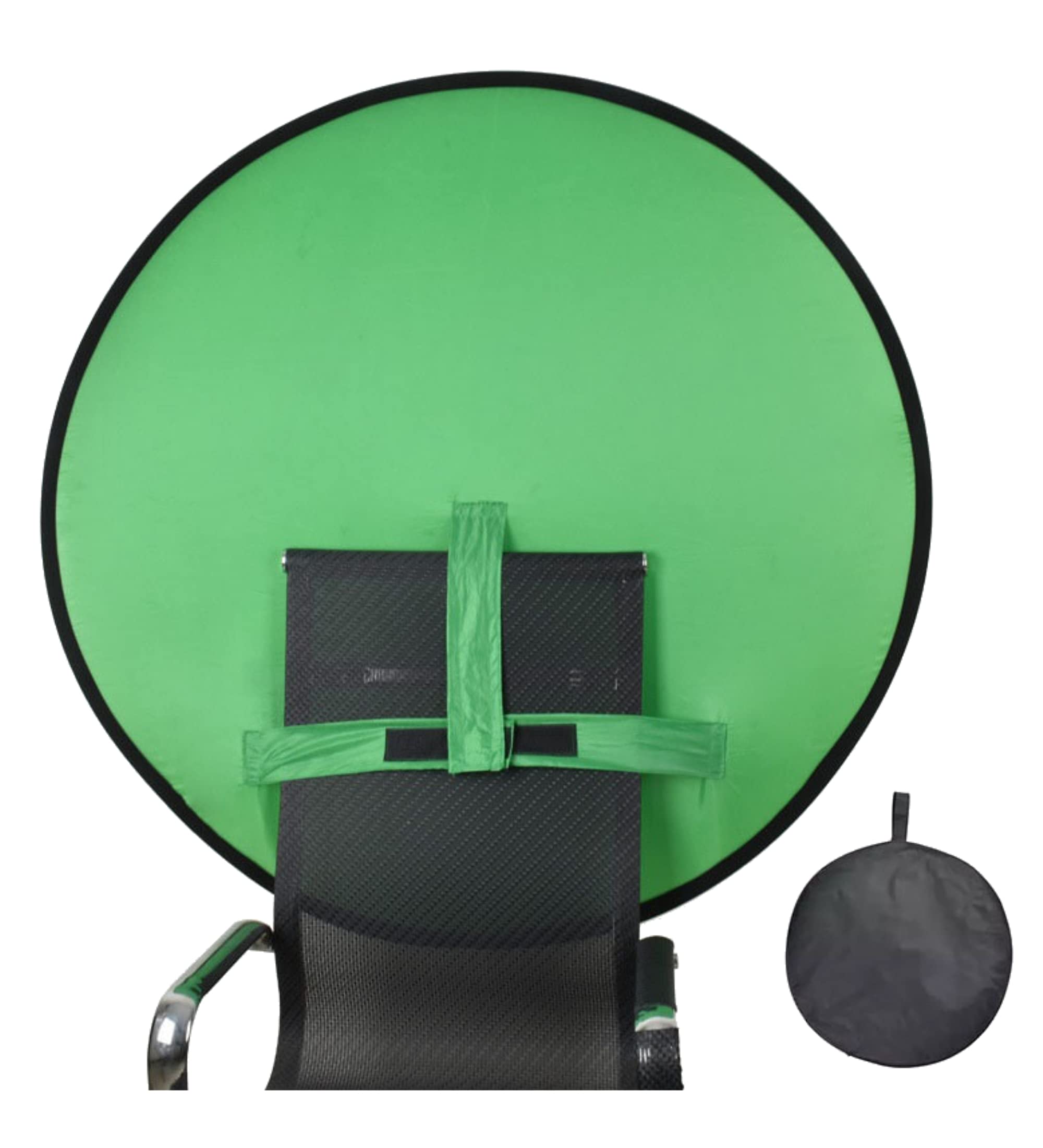 Buy ESTUDU Green Screen Portable Chair Popup Backdrop, 142cm Rounded