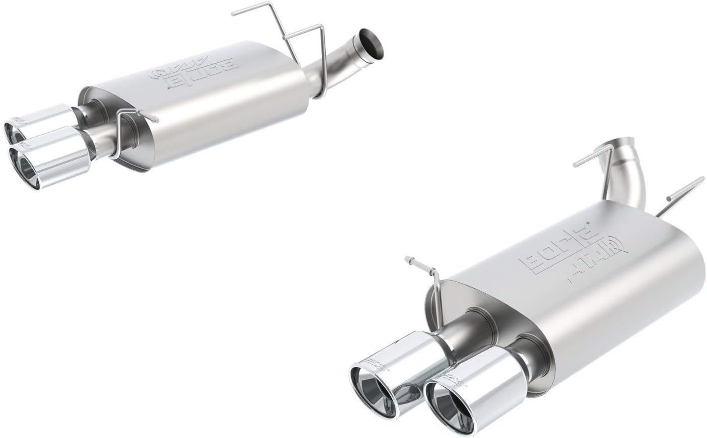 BORLA 11831 Axle-Back Performance Exhaust System for 2013-2014 Ford Mustang Shelby GT500 5.8L V8 Manual Transmission.