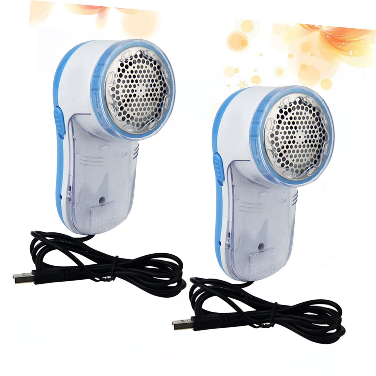 2piezas Recortador De Bolas De Pelo Usb Quitapelusas Para Ropa Alfombras y Cortinas Unidades Quitapelusas Para