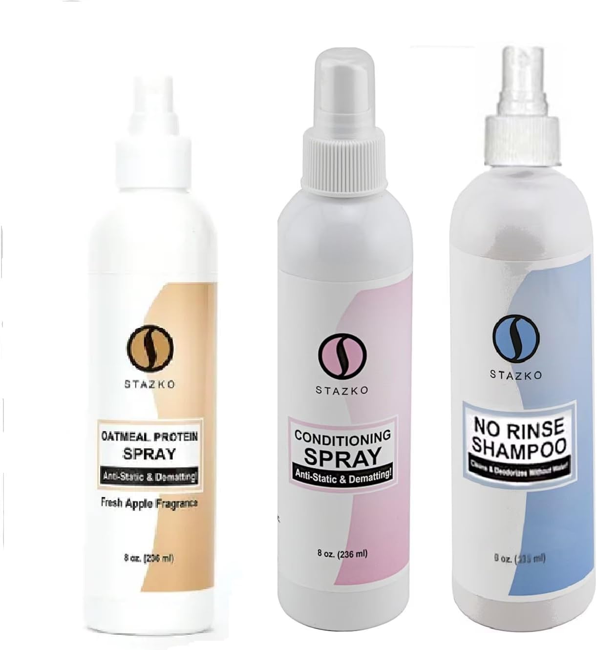 Dog and Cat Apple and Oatmeal Protein Conditioning Spray Fresh Clean Fragrance (32 ounce)