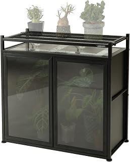 丛林置物架 柜子 玻璃温室 LPR-J800G-BK 植物架 植物架