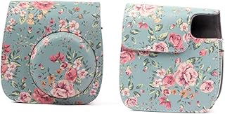 PartyKindom Capa Para Mini 8 Capa Para Mini 9 Capa Para Mini 8 Bolsa De Câmera Capa Protetora Shell Película Protetora De Planta Protetor Azul Para Câmera Instantânea Capa Para Câmera Bolsa