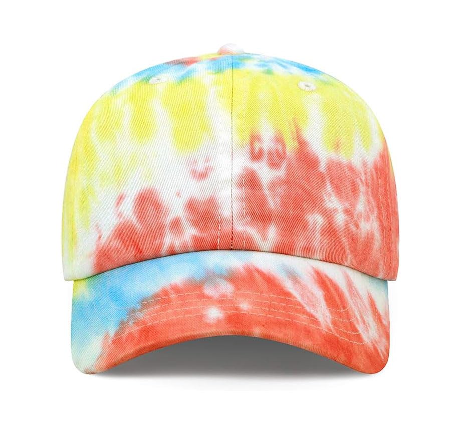 Image of Cotton Baseball Cap Dad Hat - Washed Low Profile Adjustable Hat for Men Women Casual Outdoor Running Golf