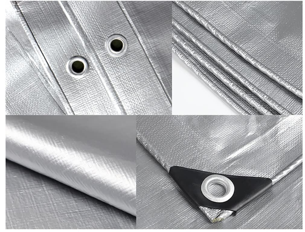 Schutzplane Abdeckung Gewebeplane Abdeckplanen Plane Langlebige Und Widerstandsfähige Plane Verdicktes Wachstuch Planen Werden Verwendet Um Boote (Color : Gray, Size : 12 * 30m)