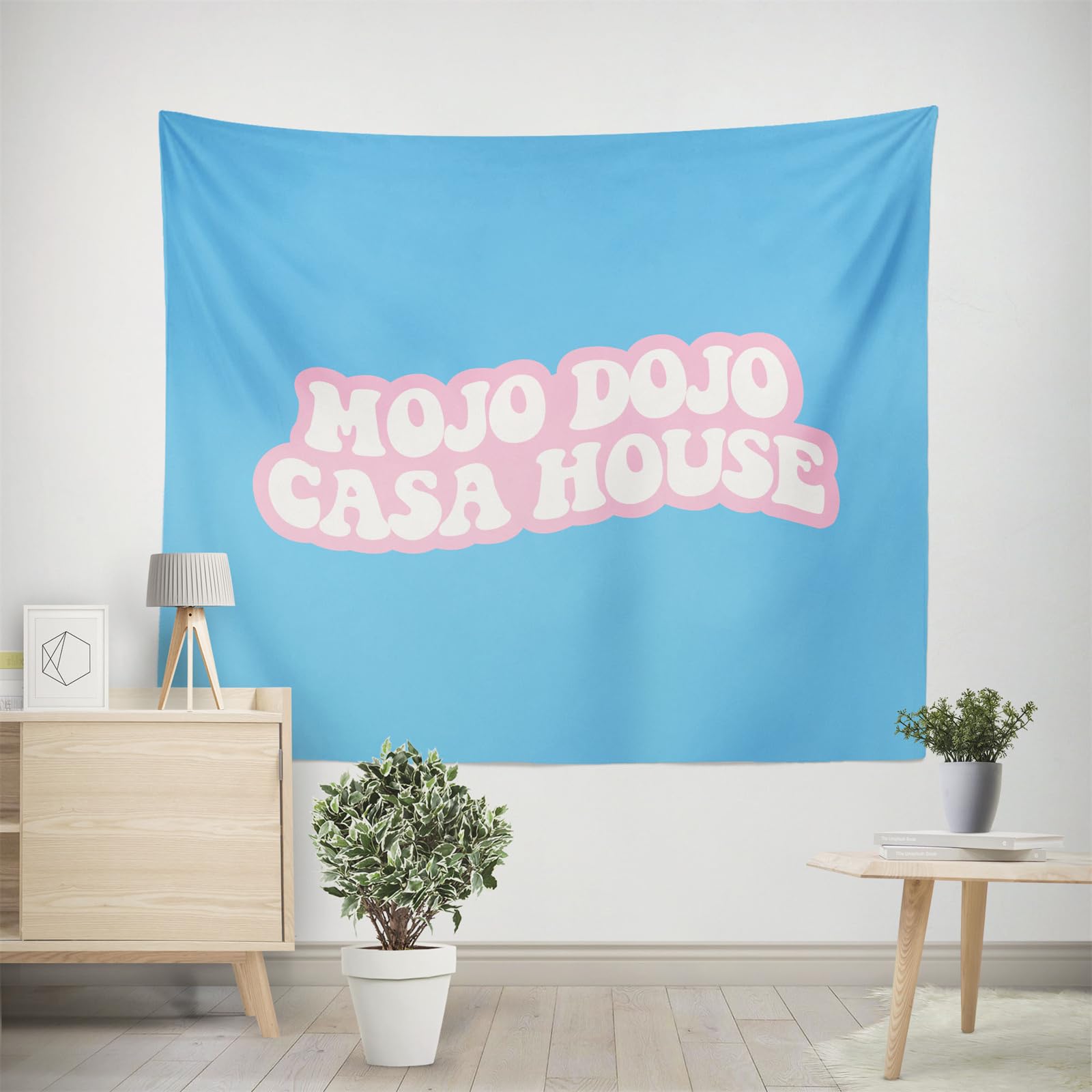 Jschlatt Blue Pink Mojo Dojo Casa House Tapestry Wall Hanging 60'' x 50'' (150cm x 130cm)