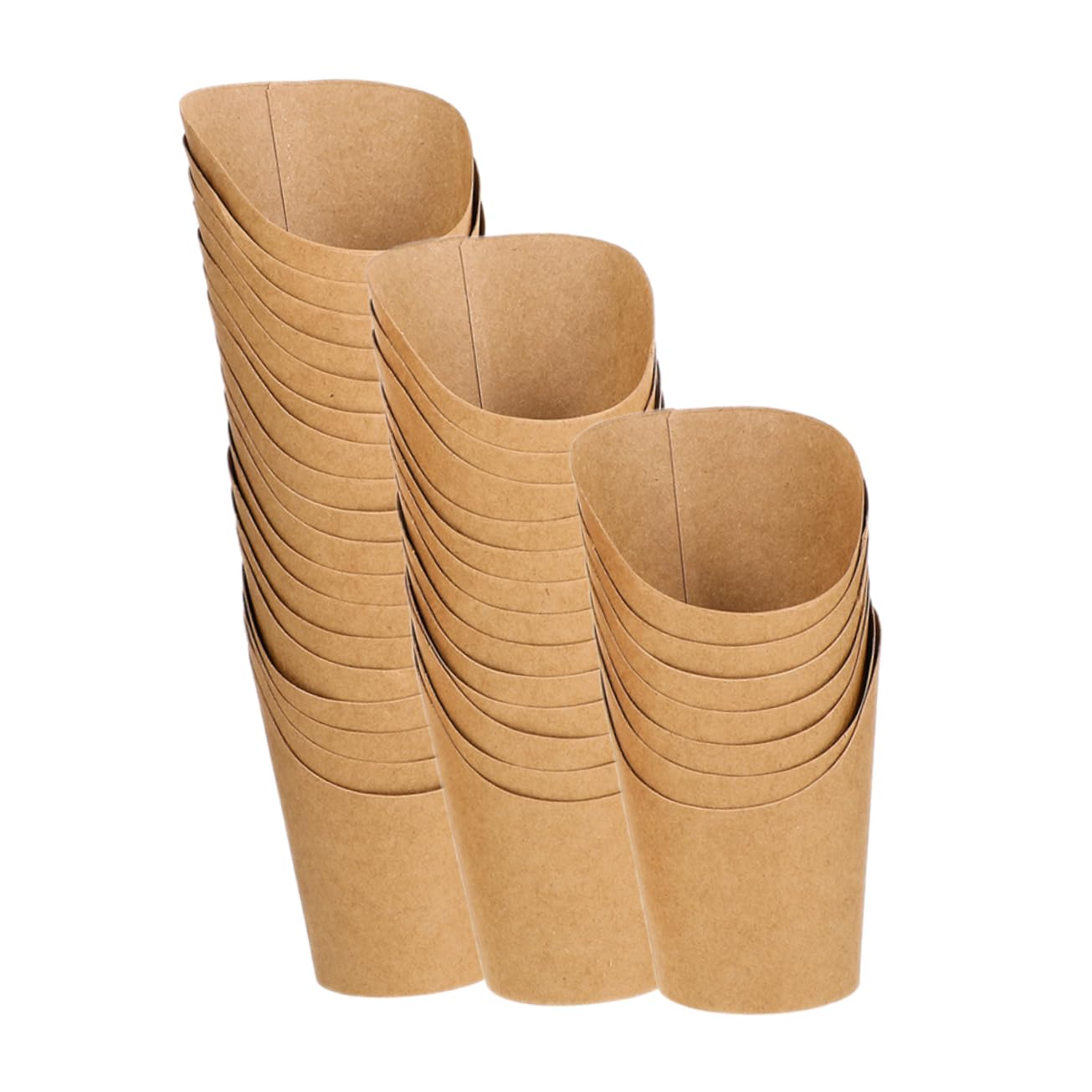 FUNOMOCYA 80pcs Summer Ice Cream Cup Popcorn Container Snack Containers Ice Cream Cups French Fries Snack Holder Snack Cups Fries Holder Popcorn Holders Food Paper Packing Box