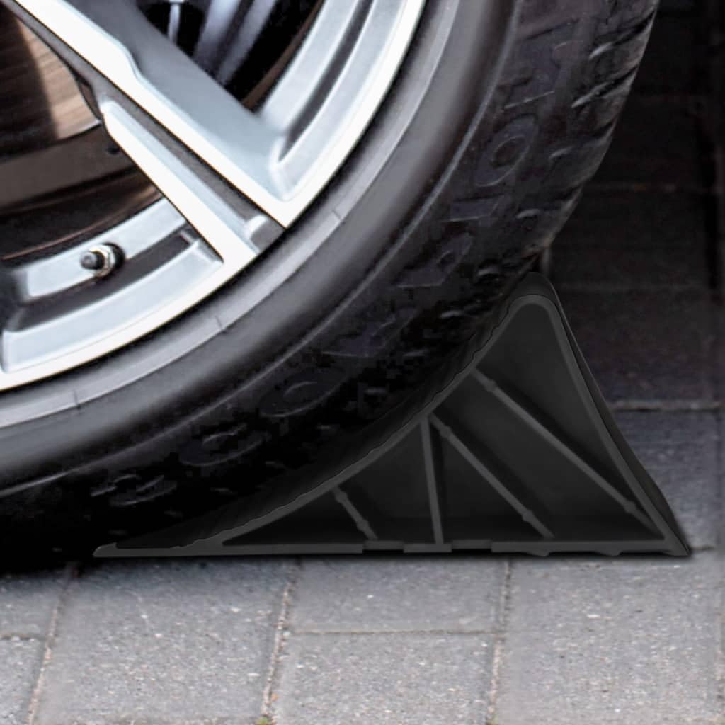 vidaXL Calzos para Ruedas 2 Unidades plástico 25x10x11,5 cm