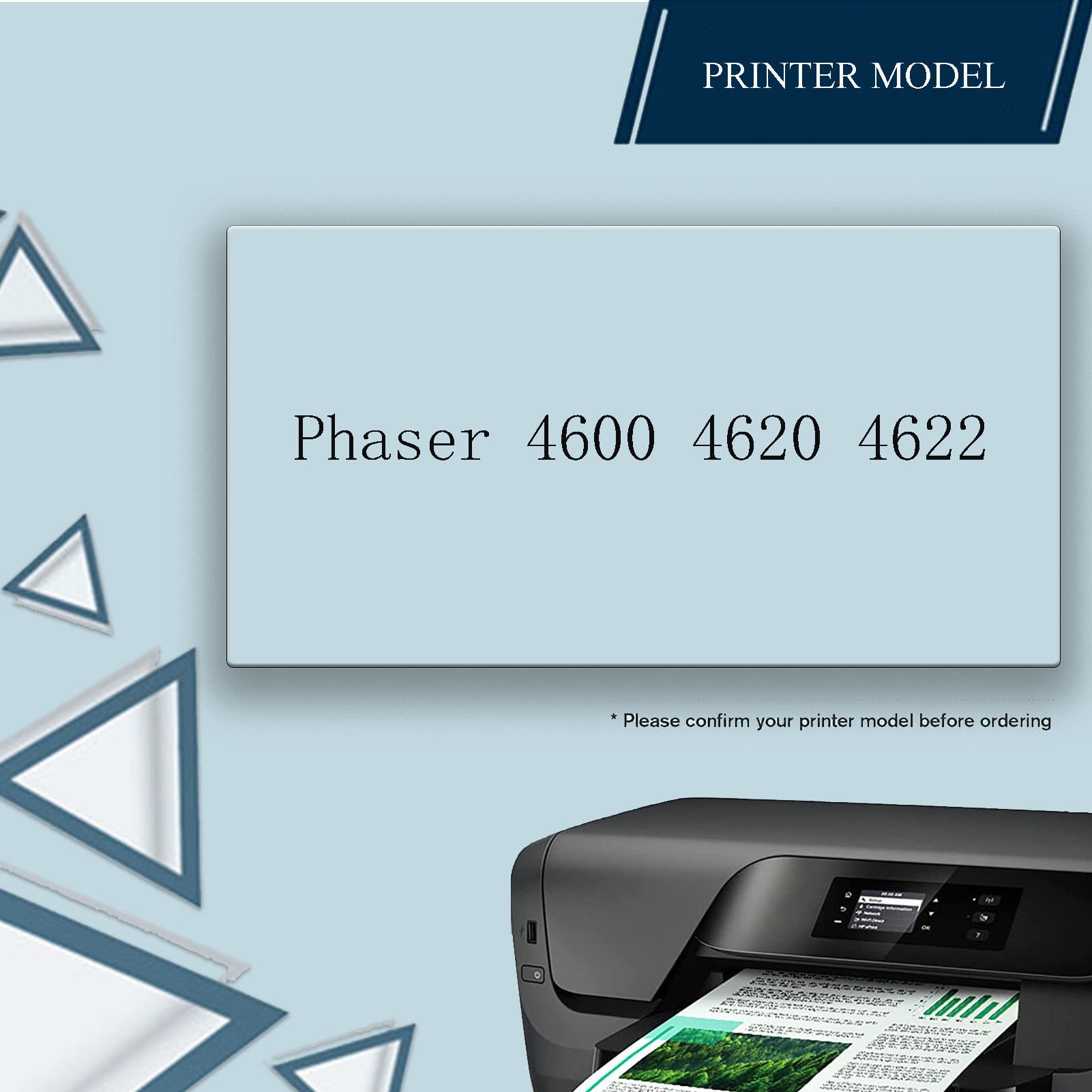 Drum Cartridge Suitable for Xerox Phaser 4600 4620 4622 Printer Imaging Drum Kit Accessories High Yield Photoconductor Unit 113R00762