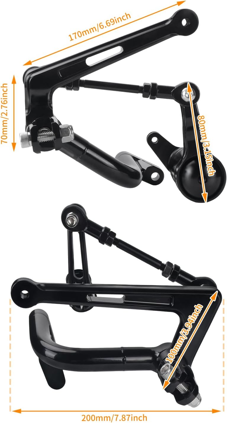 Mid Controls Kit Brake Shfit Lever Linkage Set Fit for Harley Touring Road King Road Gilde Stree Glide Electra Glide 2009-2025