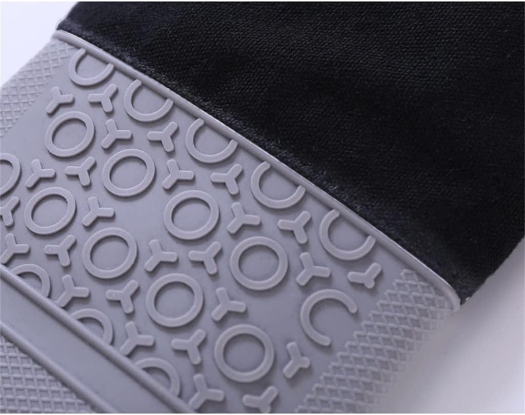 Heat-Resistant Gloves Household Long Cotton Microwave Oven Gloves Oven Kitchen Baking Gloves(E)