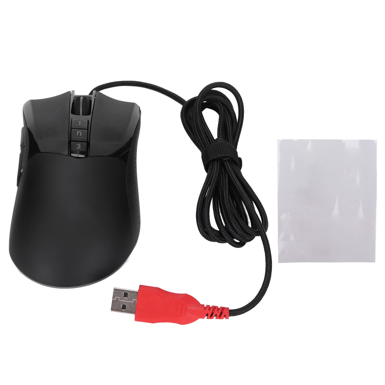 Mouse da Gioco con Cavo, Design Ergonomico RGB Regolabile da 10.000 DPI, per Ufficio, Casa, 1 unità