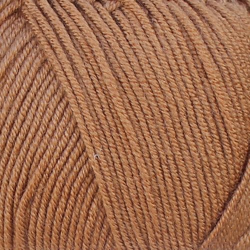 Image of Baby Dream Soft Yarn - 100% Acrylic, Premium Anti-Pilling, 3.5 oz (100g), 273 yds - Soft Yarn for Crochet and Knitting Projects (Camel)