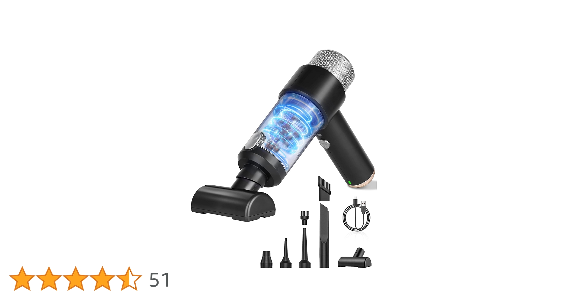 Amazon | Zabapure ハンディークリーナー 車用掃除機 コードレス