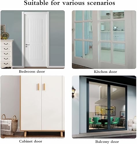 Miniatura 4 de Cerraduras de cerradura de puerta de granero abatibles  Cerradura de 90 grados para mayor seguridad en tu hogar, adecuado para baño, garaje,