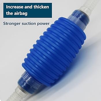 1.45m Aquarium Siphon Cleaner Set, Hand Syphon Pump For Fish