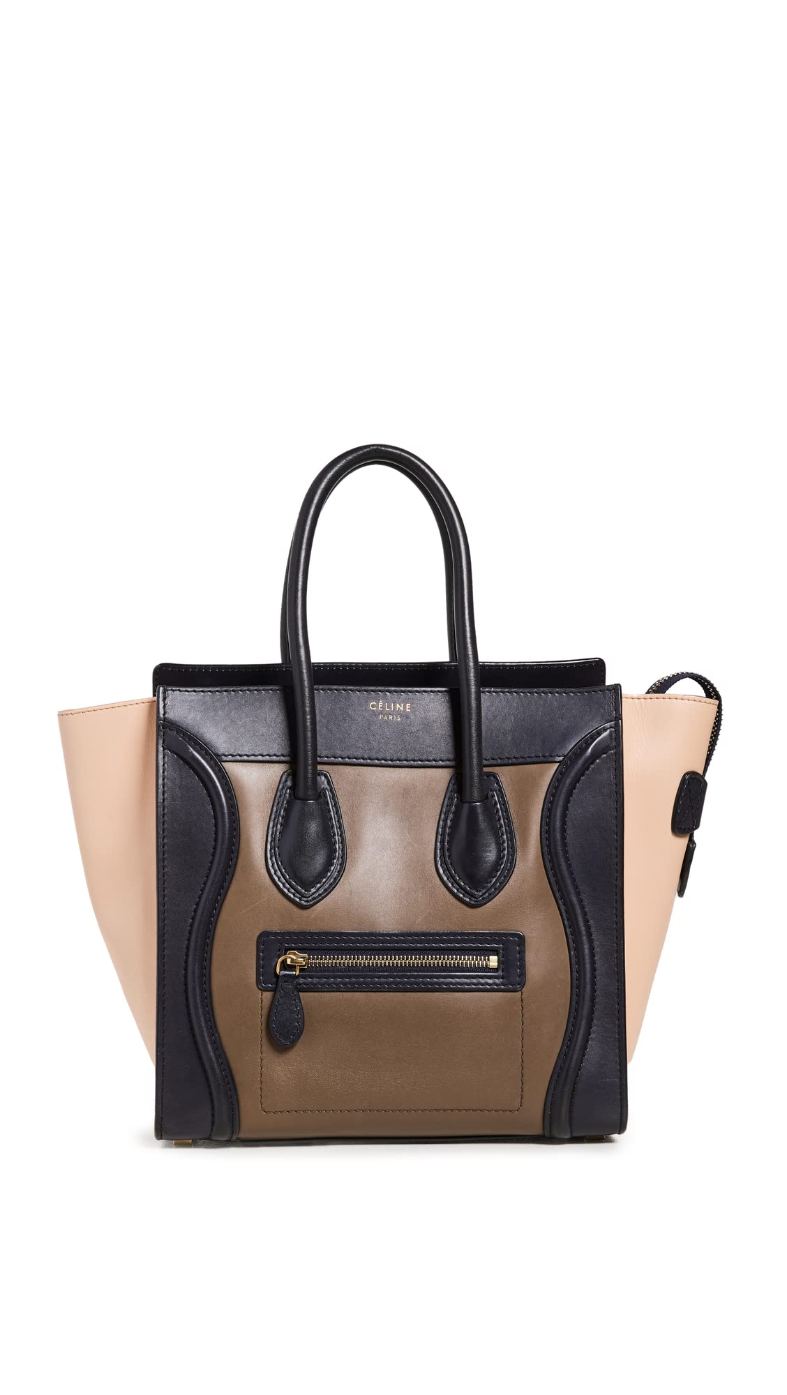 Celine Women's Pre-Loved Micro Luggage, Tricolor Bag
