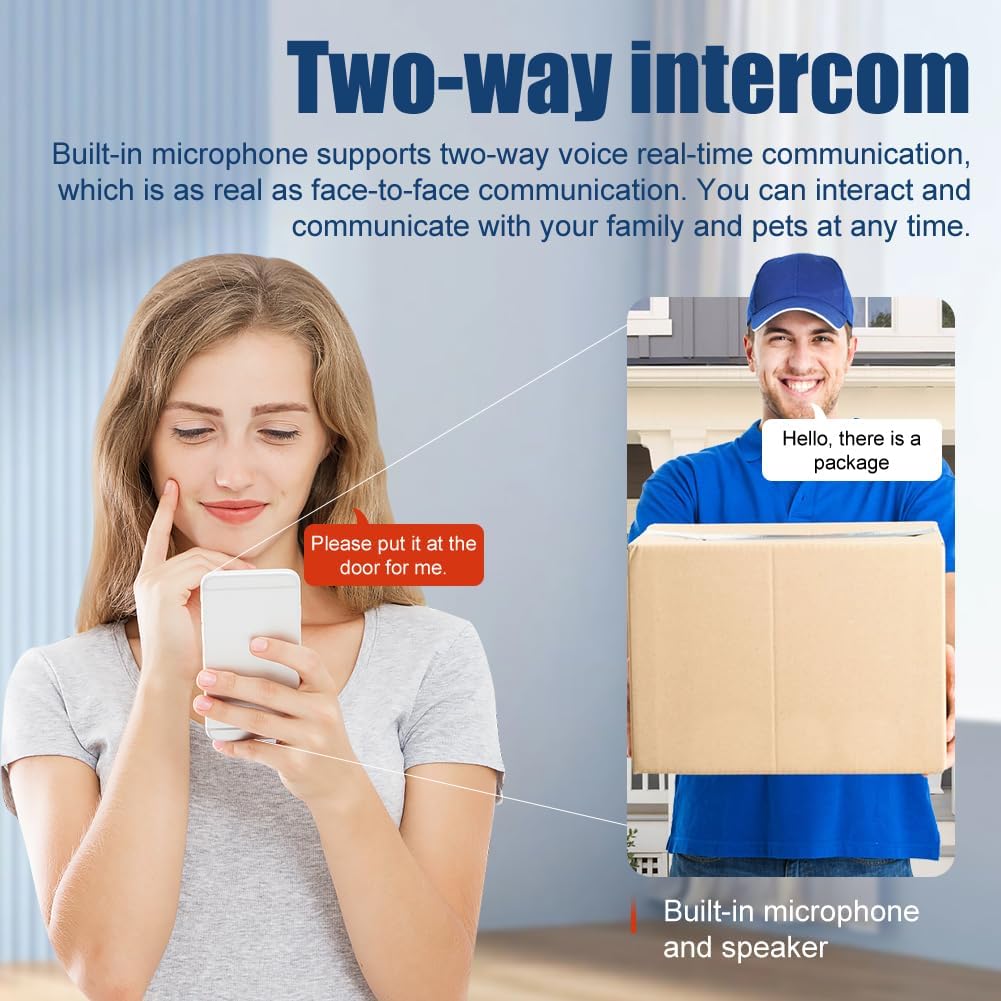 Image demonstrating two-way intercom feature