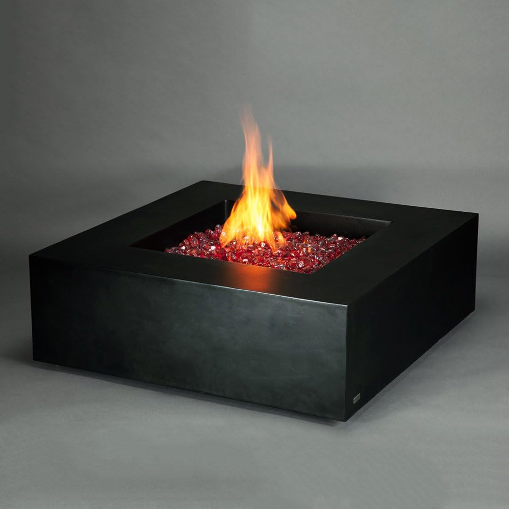 Starfire Designs 40" Metro Square Fire Pit - Graphite Finish