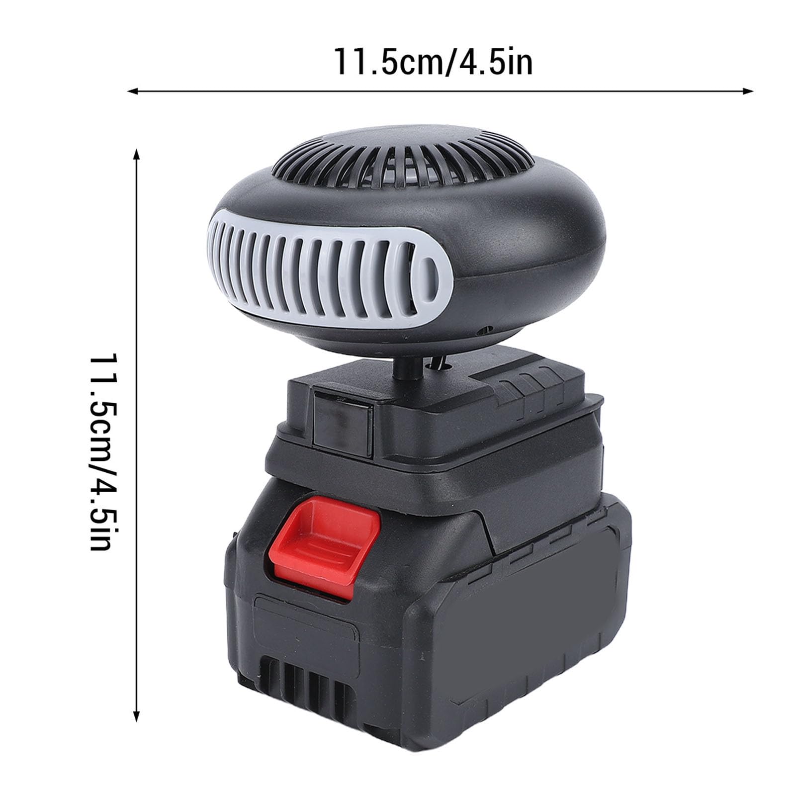 Chauffage D'appoint Portable - Batterie 12 000 mAh - 170 W - 2 Vitesses - Idéal Voiture, Bureau, Camping