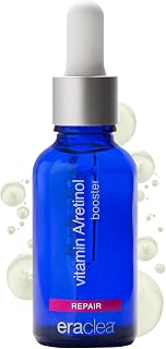 eraclea Vitamin A Retinol Booster with Hyaluronic Acid, Anti-Aging (1 oz) | Hydrating, Vitamin C, Softens Skin, Refines Texure & Restores Firmness, Anti-Aging Formula, For All Skin Types