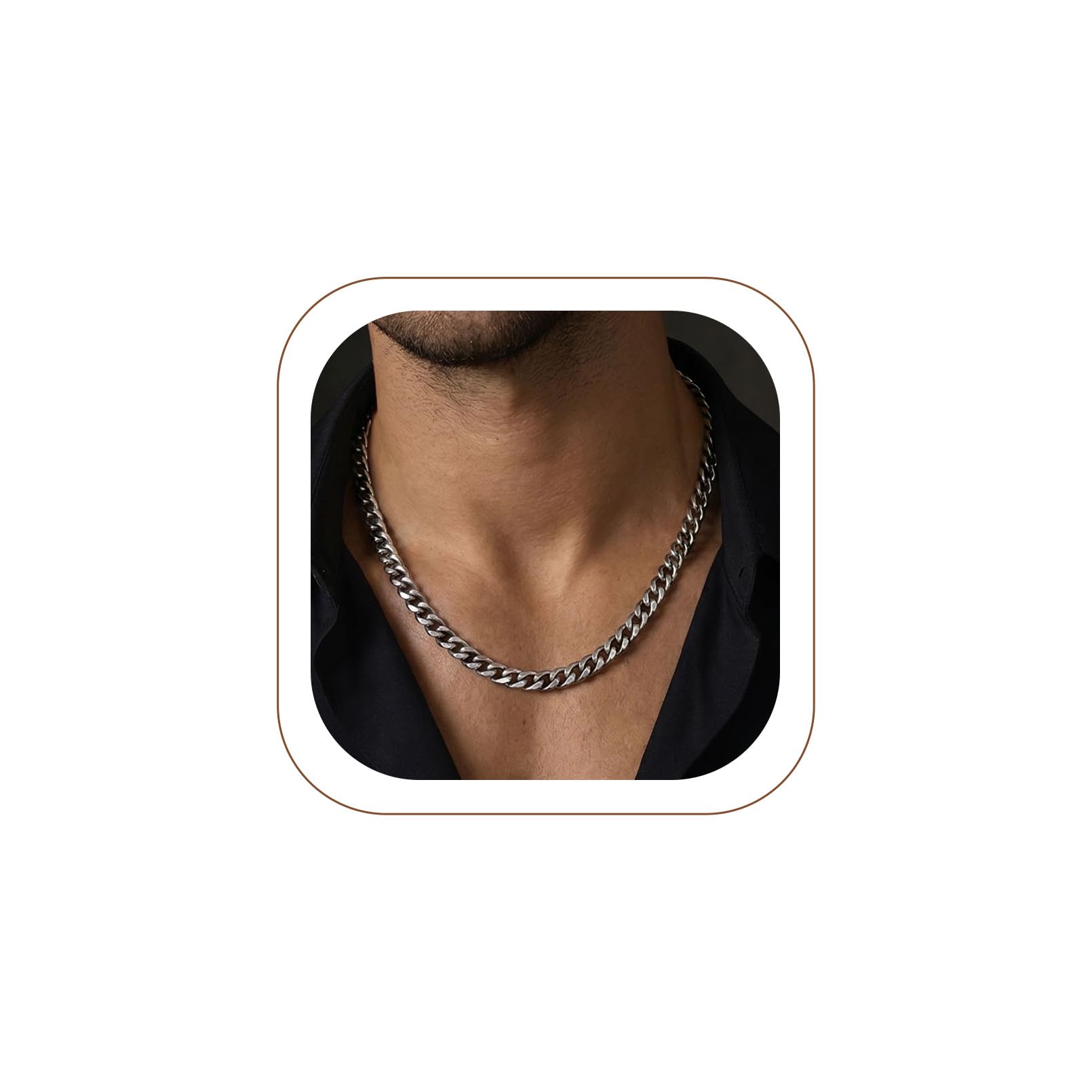 Stainless Steel Mens Cuban Link Chains, Daily Wear Hip Hop Miami Necklace