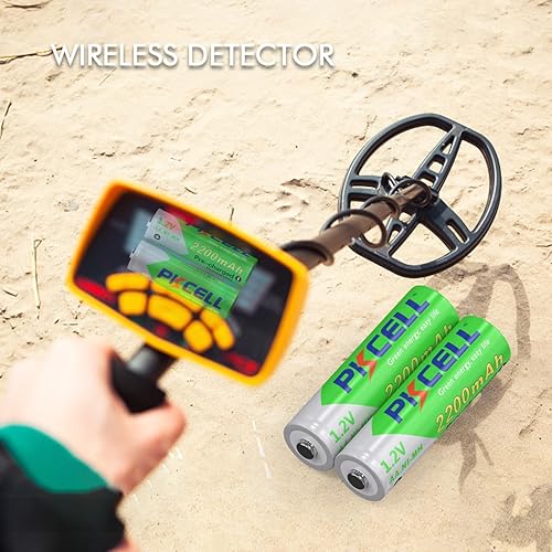 Miniatura 7 de PKCELL Paquete de 10 baterías recargables AA de 2200 mAh, pilas alcalinas de alto rendimiento 2200 mAh