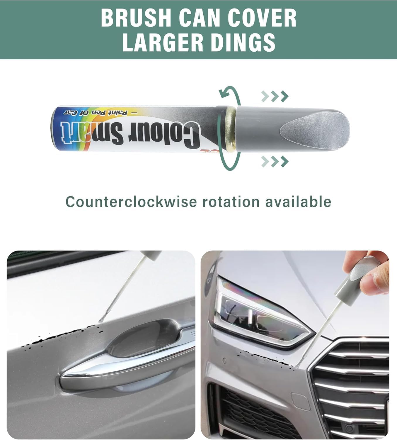 KASHTKAPI Car Scratch Remover Touch Up Paint Pen Automotive Car Paint Pen Scratch Repair for Deep Scratches Special-Purpose (GREY) - Image 4 thumbnail