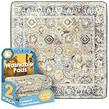 SCLOSE Washable Pee Pads for Dogs Large 2 Pack...