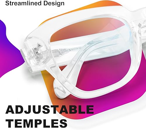 Miniatura 4 de VISOONE Lentes de bloqueo de luz azul de acetato cuadrados con antideslumbramiento de computadora para juegos de mujeres y hombres, GROUSE