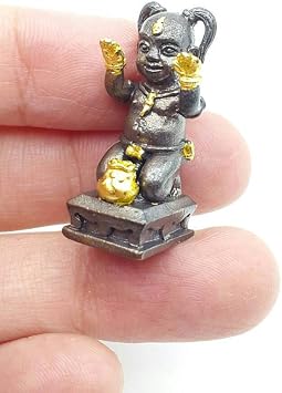 Thai amulets kumanthong koy sap bring wealth blessed by the very famous pundit monk Lp. Somchai Wat Danguian Nakornsahchaseema province