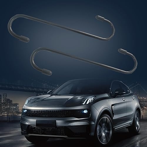 Miniatura 6 de Hawyet 2 PCS S-Shaped Car Brake Cylinder Hooks, 0.7In x 0.2In Metal Automotive Brake Caliper Hanger Hooks Replacements for Mechanics System,