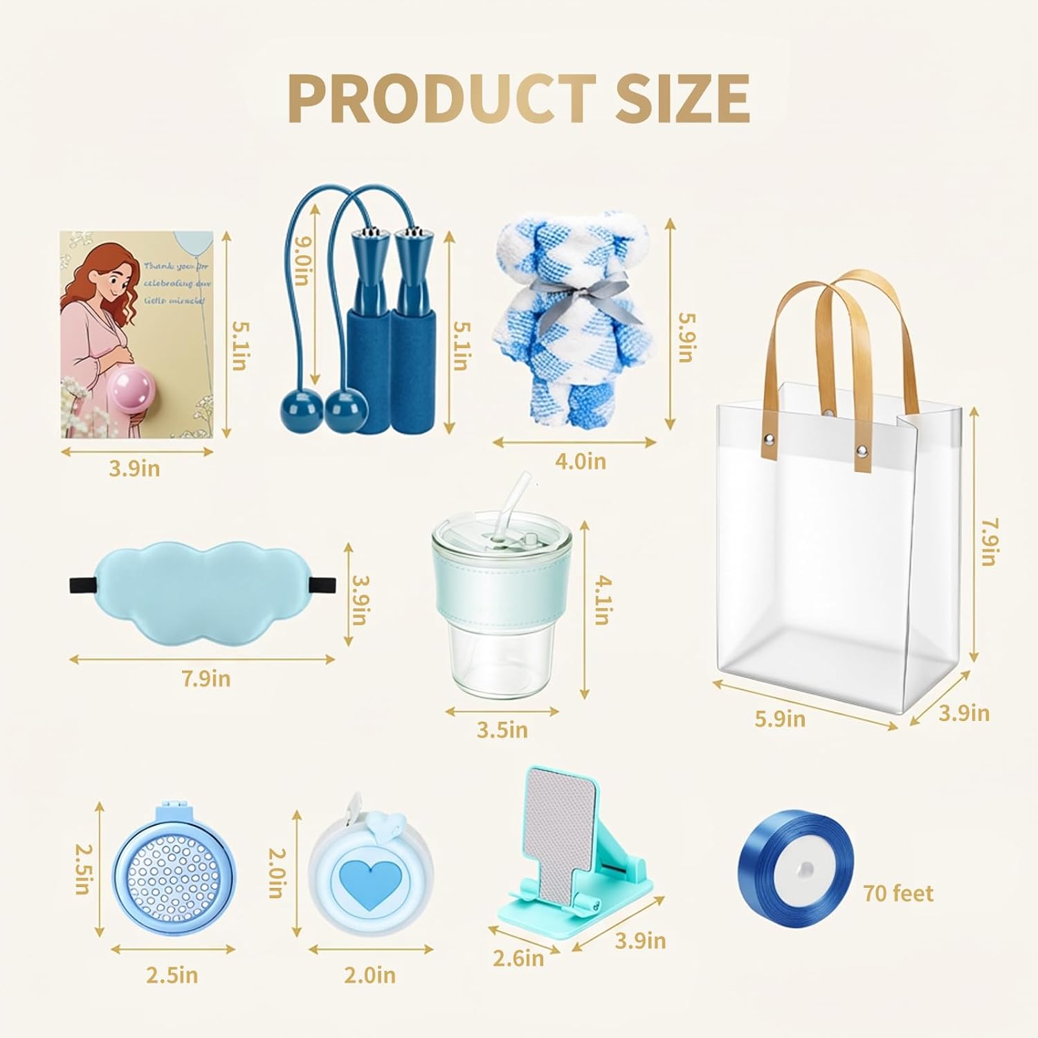 61Pcs Baby Shower Prizes for Game Winners, 6 Sets Baby Shower Gifts for Guests, Baby Shower Game Prizes and Party Favors, Baby Shower Favors for Guests