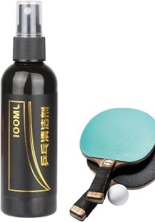 Table Tennis Racket Care Kit | Table Tennis Racket Detergent Agent | 100 ML Ping-Pong Rubber Cleaners Spray Effective Cleaning Liquid Professional Care Puissance