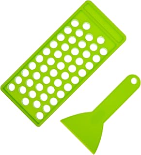 IWOWHERO Molde Para Rellenar Pintalabios Soporte Para Tubos Labiales Bandeja Contenedor Rellenable Para Cosméticos Bandeja Para Tubos Labiales Bálsamo Labial Con Tapa Kit De