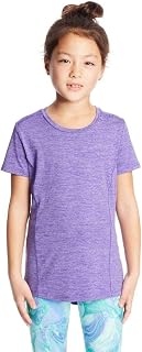 C9 Champion girls Supersoft Tech Tee T Shirt, Lilac Wash/Bright Plum, Medium US