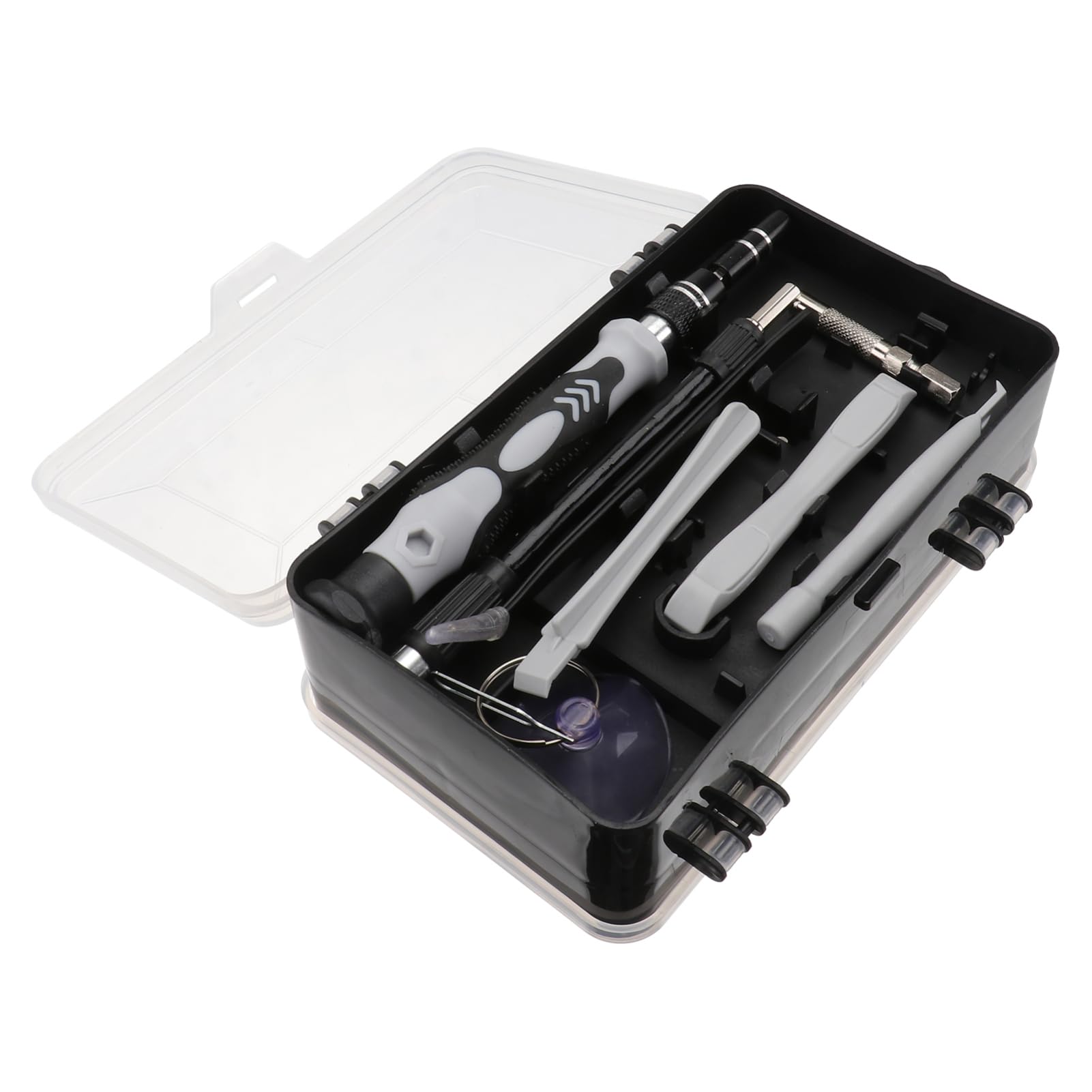 HOMSFOU 115-in-1 Telefon Reparaturset Aus Chrom Vanadium Stahl Rutschfester Griff Vielseitiges Öffnungs Und Hebelwerkzeug Für Smartphone Tablet Und Uhr