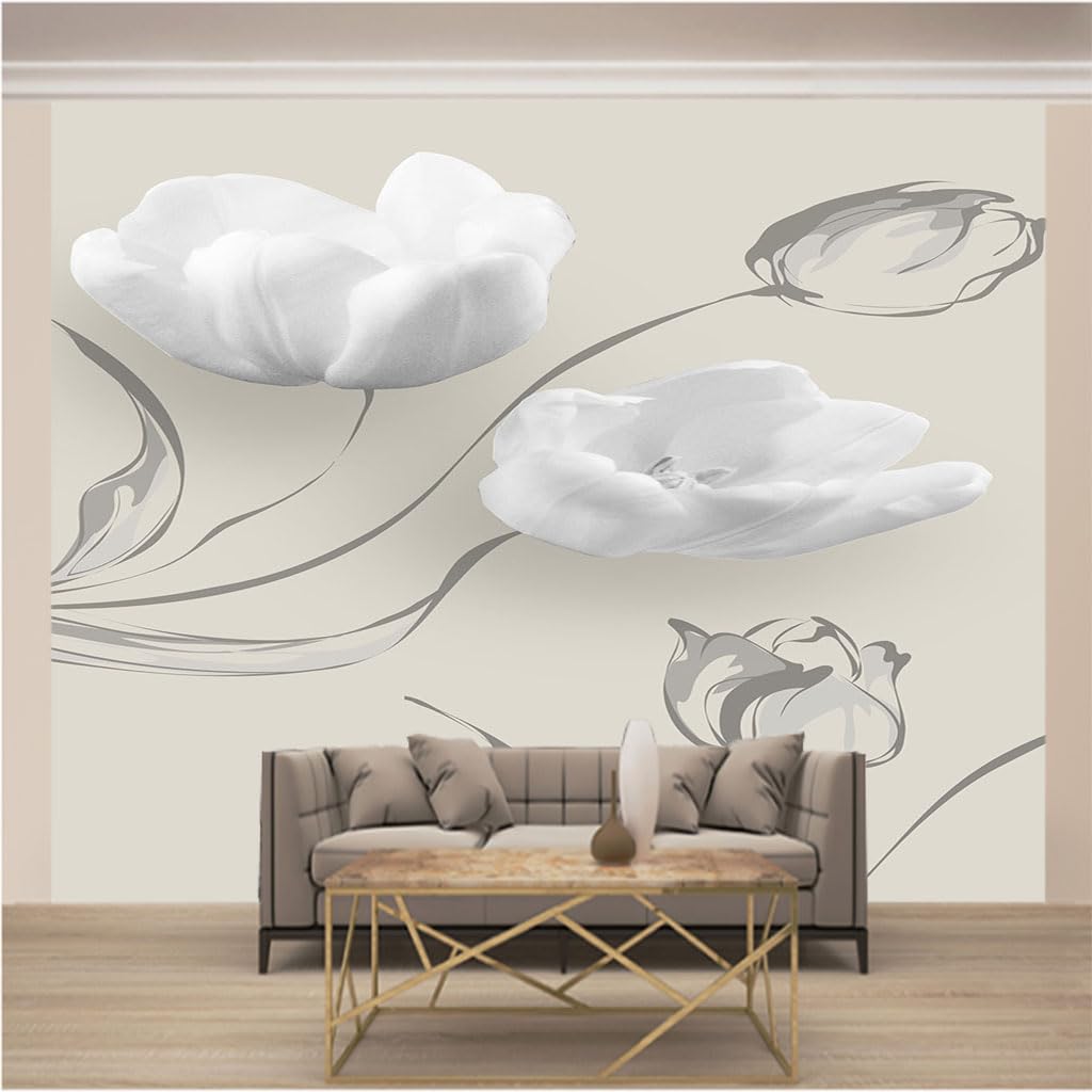 Papier peint panoramique trompe l'oeil 3d pour agrandir une petite chambre