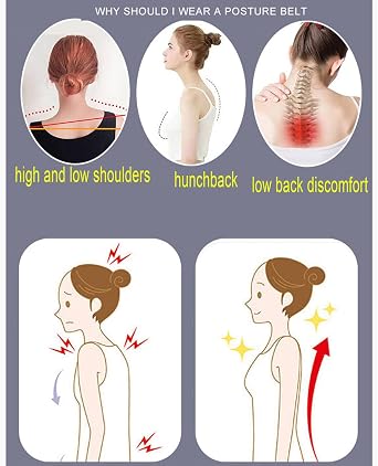 Updated Posture Corrector for Women,Back Adult Correction Belt Men and Women Anti-Hunchback Chest Shoulder Sitting Posture Corrector,M