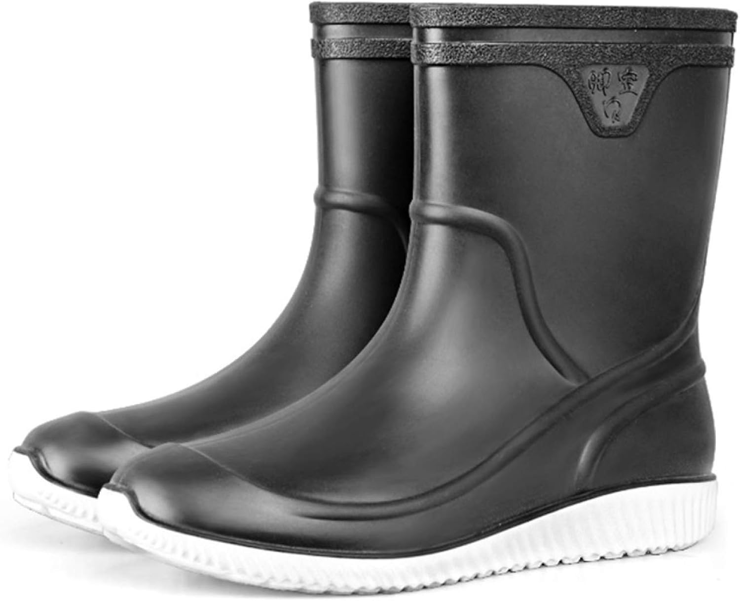 メンズ ショート筒 レインブーツ ノンスリップ 露 大雨 ゲリラ豪雨 雪道 滑り止め ウォーターシューズ おしゃれ 完全防水 ビジネスレインブーツ 作業靴 軽量 ショート 長靴 防水 雨靴 感謝の声続々