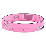 FlipBelt Zipper Running Belt, Waist Pack for Fitness and Running Fanny Pack for Women Men Phone Keys Money US Company - [Girly Pop Pink] - [X-Large]