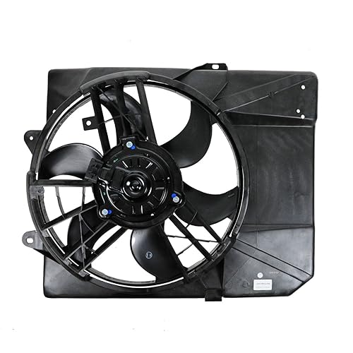 Vista 680 de TRQ Conjunto de ventilador de refrigeración dual compatible con Infiniti EX35 2009 FX35 FX50 2007-2008 G35 2008-2013 G37 2012-2013 M35h 2014-2015
