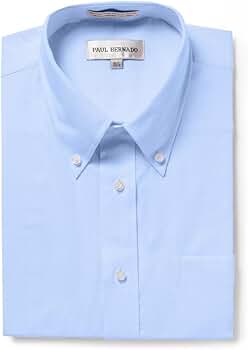 Amazon.com: PAUL BERNADO Men's Short Sleeve Button-Down Oxford