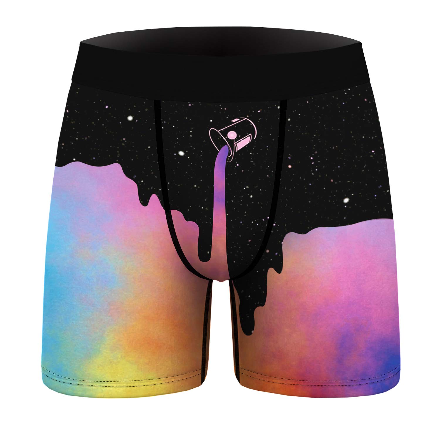 ANGEL CITIZ Men's 1 or 3 Pack Novelty Boxer Briefs Funny Boxer Shorts Hilarious Gag Gifts Christmas Underwear for Men No Fly