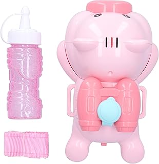 RUIRUIY Maszyna do robienia baniek mydlanych dla dzieci, zabawka outdoorowa na przyjęcie urodzinowe, automatyczna maszyna do baniek mydlanych, maszyna do robienia baniek mydlanych