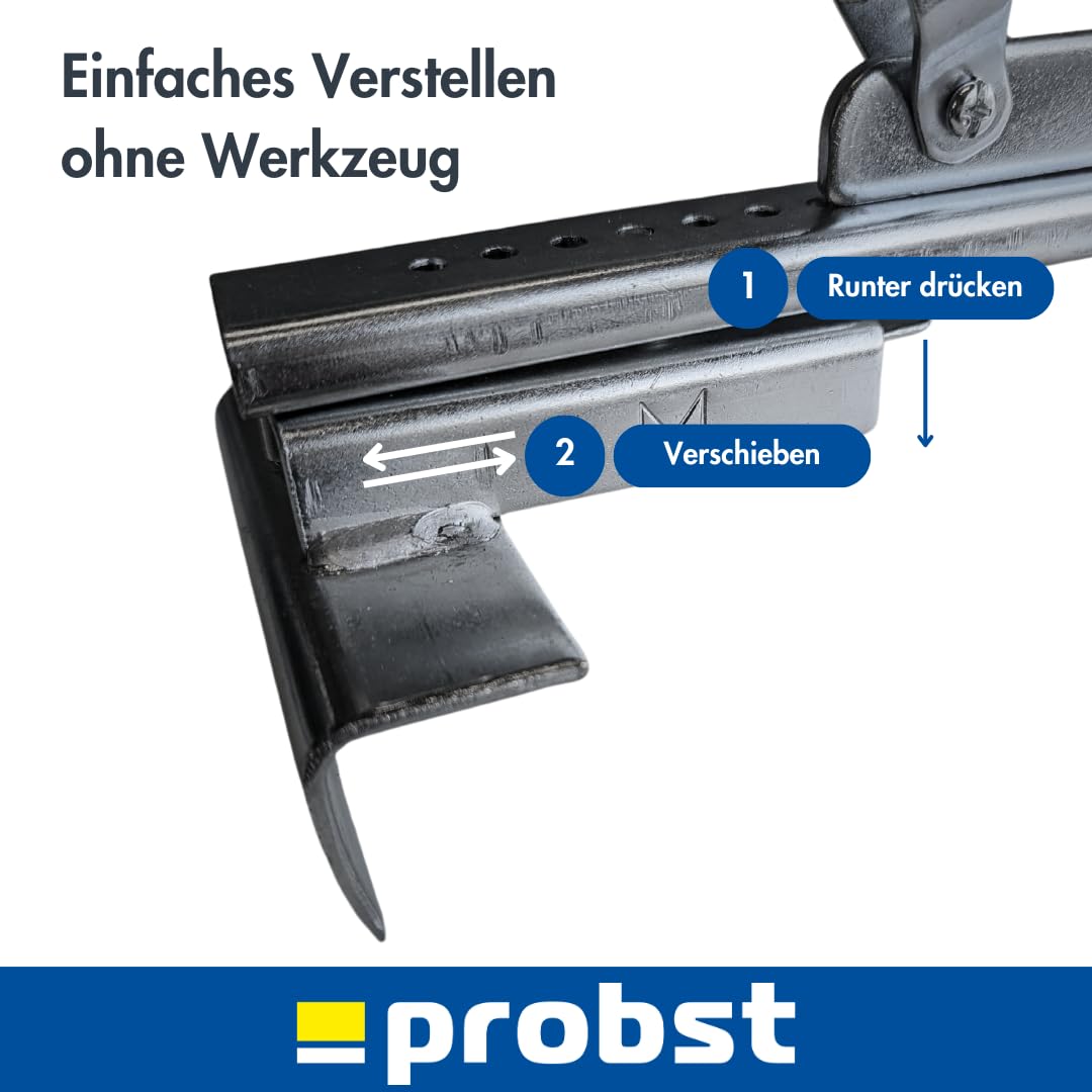 PROBST Plattenheber PPH 33/62 | Für Platten 33-62 cm | Profi-Werkzeug für fugenloses Verlegen von Gehwegplatten | Direkt loslegen