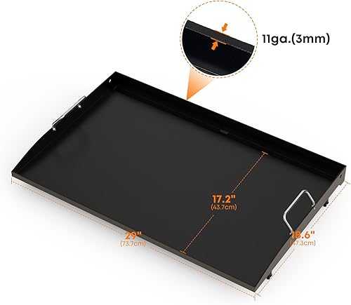 Miniatura 2 de Stanbroil Parte superior de repuesto para parrilla de gas Blackstone de 28 pulgadas con 2 quemadores y 2 quemadores, repuesto superior de parrilla