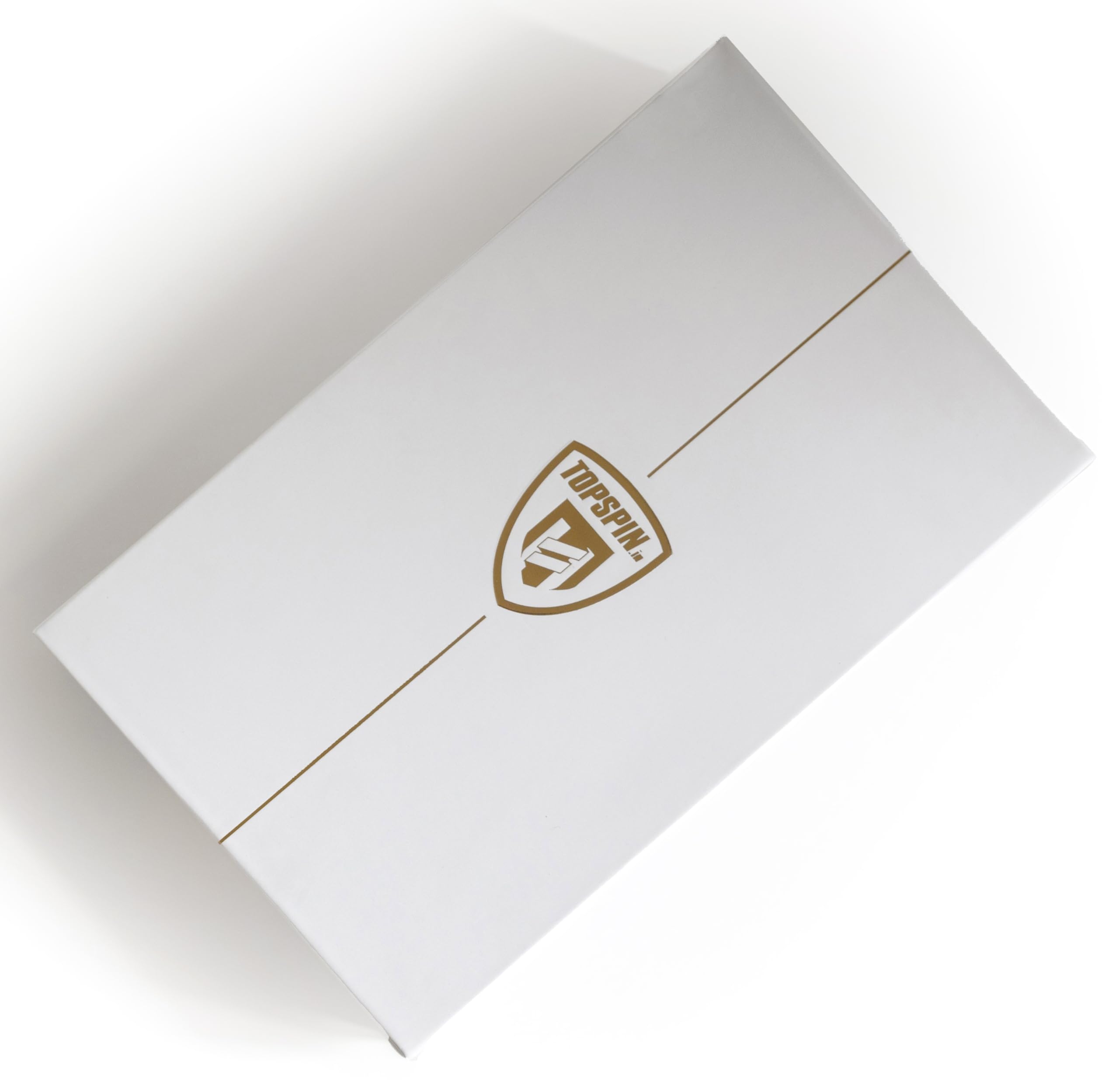 Topspin Gold Premium Table Tennis Racket Case - White Gold-image-46