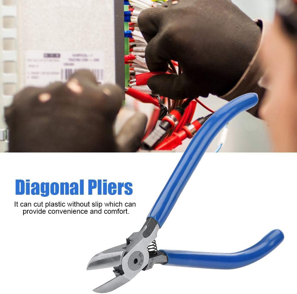 Diagonal Pliers, 5in Electronic Diagonal Pliers Cable Side Cutting Nippers Wire Cutter Tool TU-18 hand woodworking tools Cable Nippers