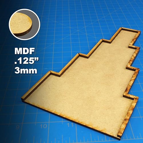 Vista 19 de LITKO Bandeja de movimiento de formación de lanza Bretonnia Compatible con Warhammer: The Old World Rango y archivo